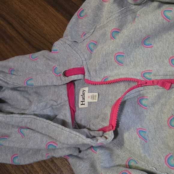 Hatley Girls Zip Up Hoodie Bundle Size 8 & 10 - Picture 4 of 5